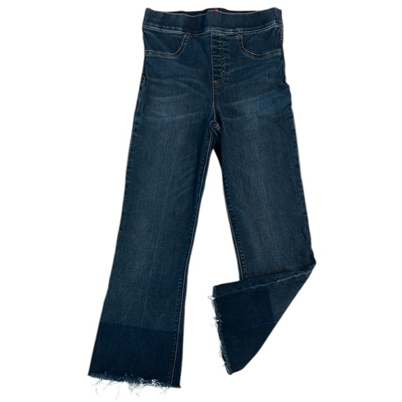 Spanx 20231R Cropped Flare Denim Jeans Medium Wash size small - Picture 1 of 11